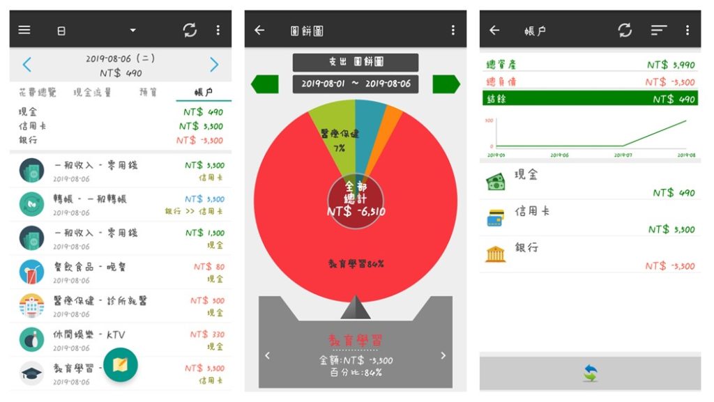 記帳APP推薦 | 12款簡單又好用的理財軟體【2025最新】 12 AndroMoney畫面