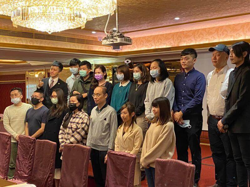 自媒體工會會員代表合照